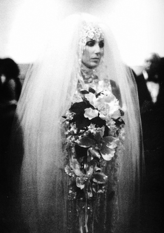 rare Cher in wedding dress by Bob Mackie Cher The Official