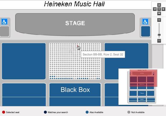 Heineken Music Hall Seating Chart