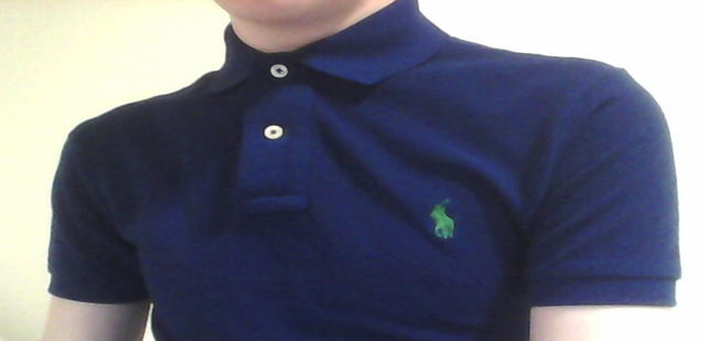 fully buttoned polo